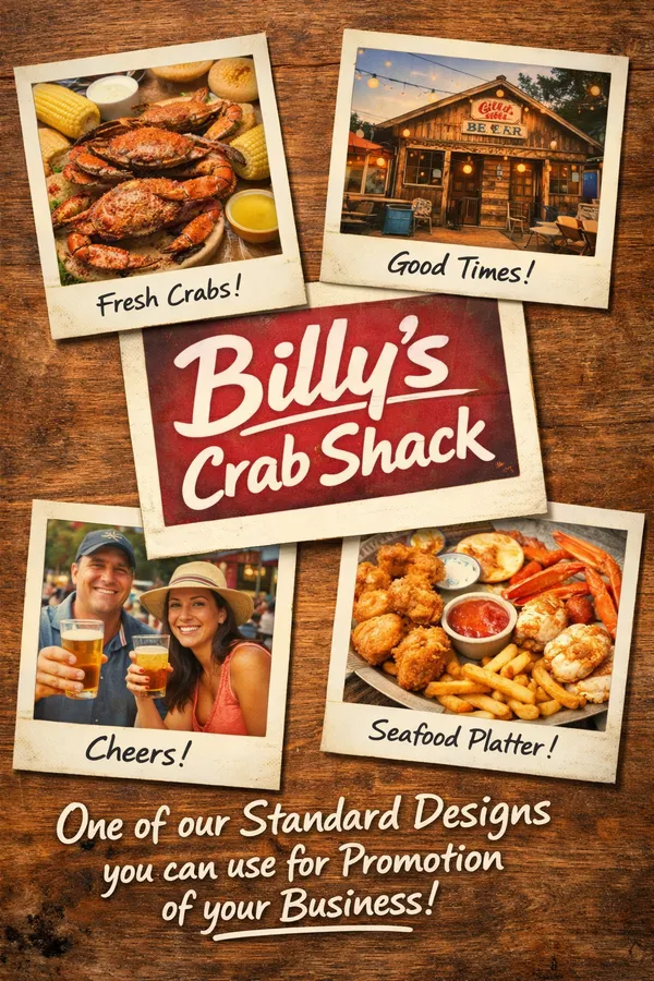 AI-generated promotional design