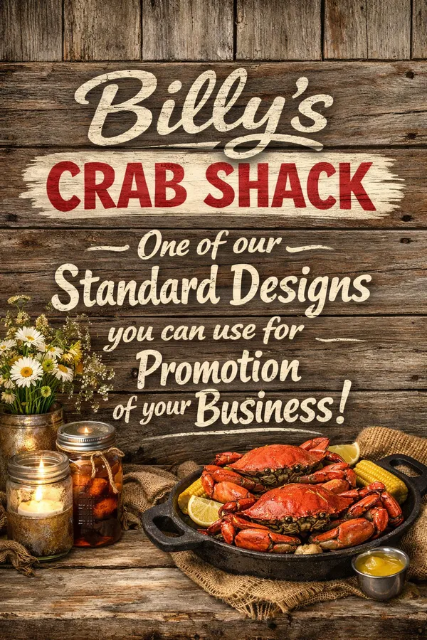 AI-generated promotional design