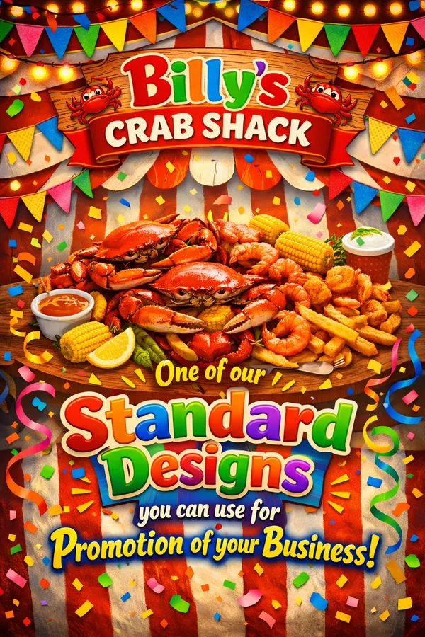 AI-generated promotional design